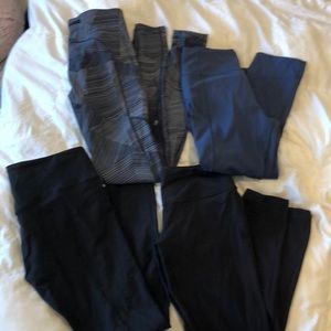 4 Lululemon leggings